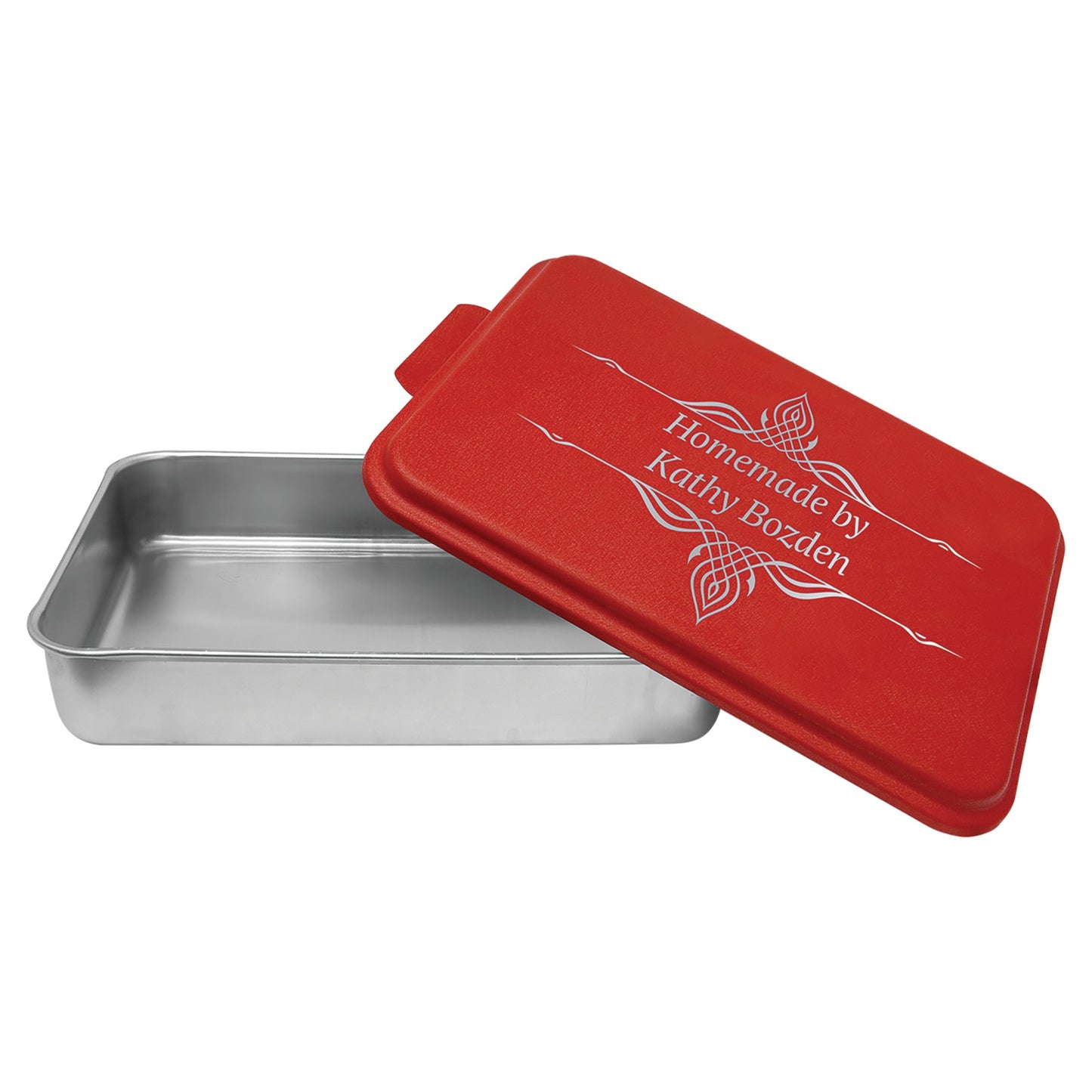 Personalized 9x13" Cake Pan with snap-on Lid - Etchified-Etchified-BPN102