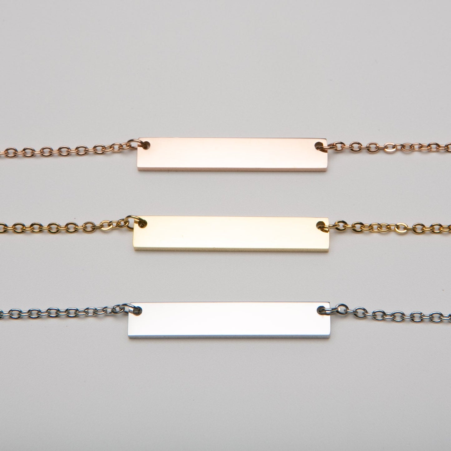 Personalized Bar Necklace - Etchified-Etchified-