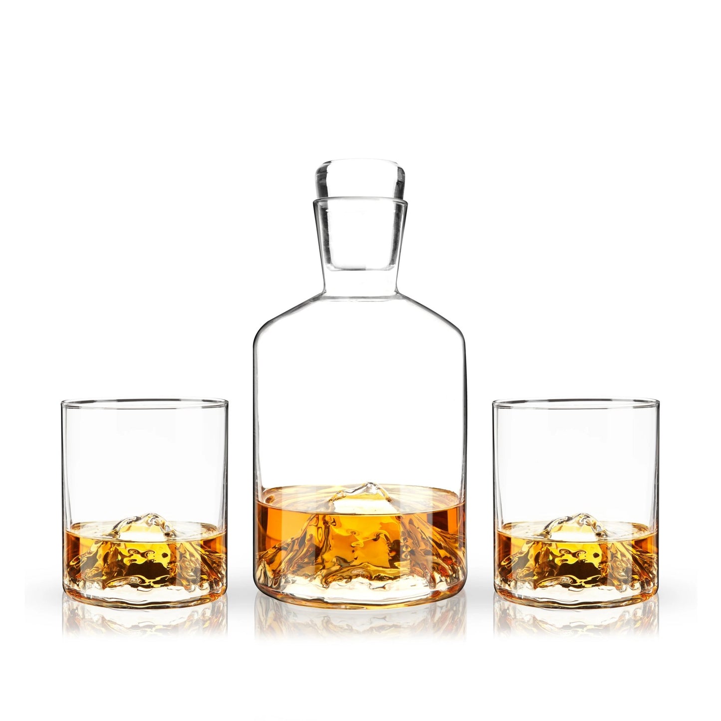 Personalized Mountain Decanter and Tumblers - Etchified-Viski®-ETC-TB-2909-29090001