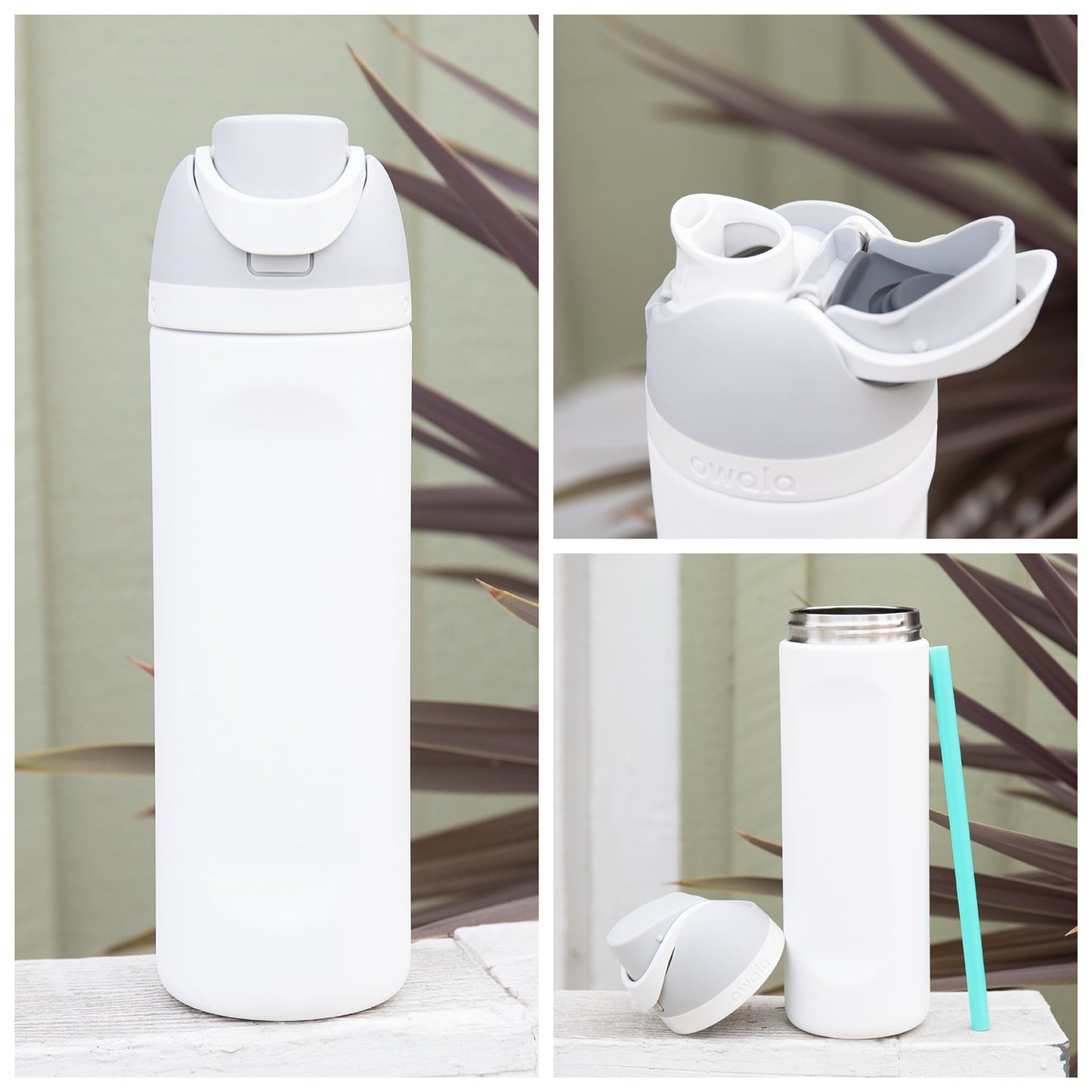 Personalized owala® 24oz FreeSip Insulated Water Bottle with Straw - Etchified-Owala®-78844