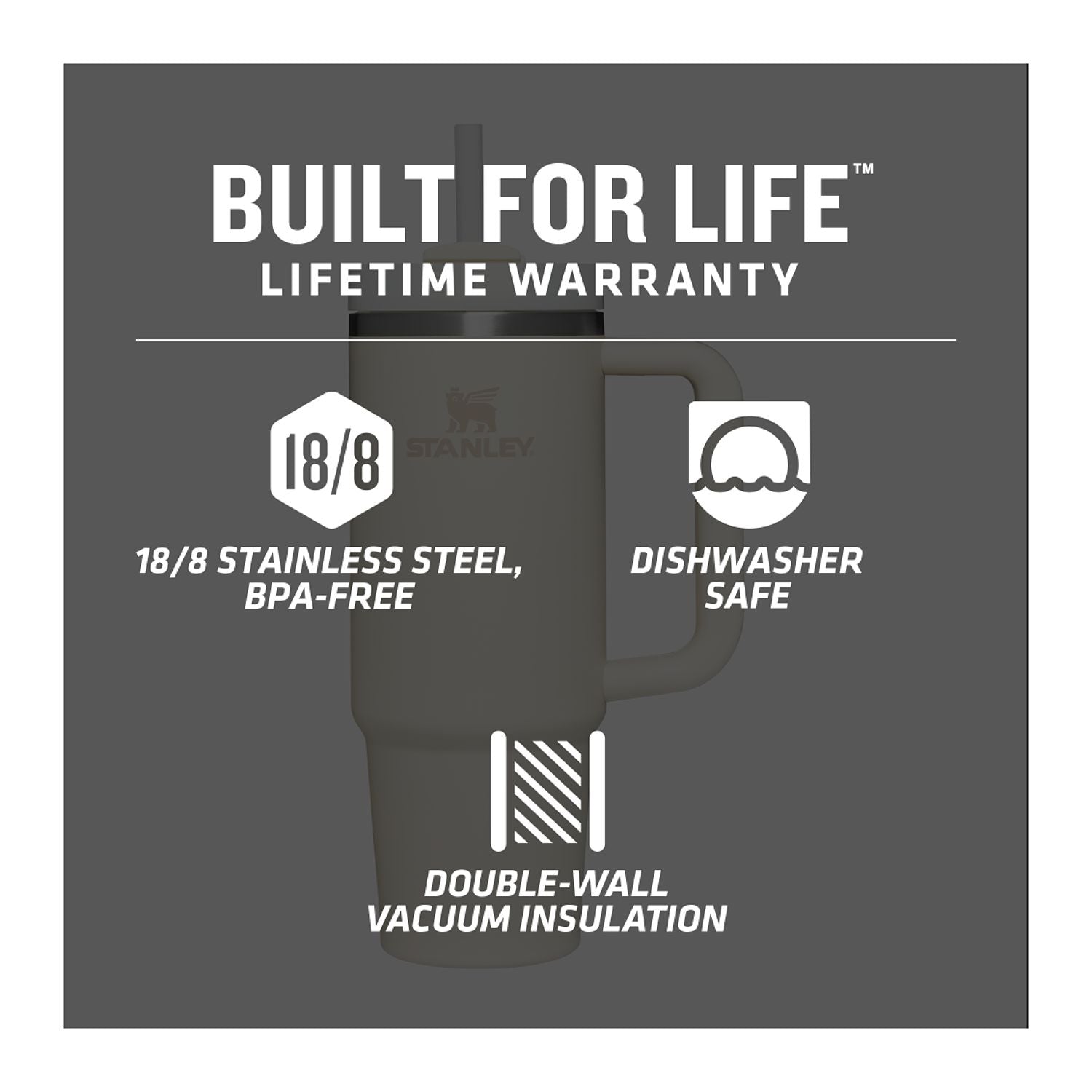 Personalized STANLEY® Quencher H2.0 FlowState™ Tumbler - 30 oz - Etchified-STANLEY®-1603-02CH