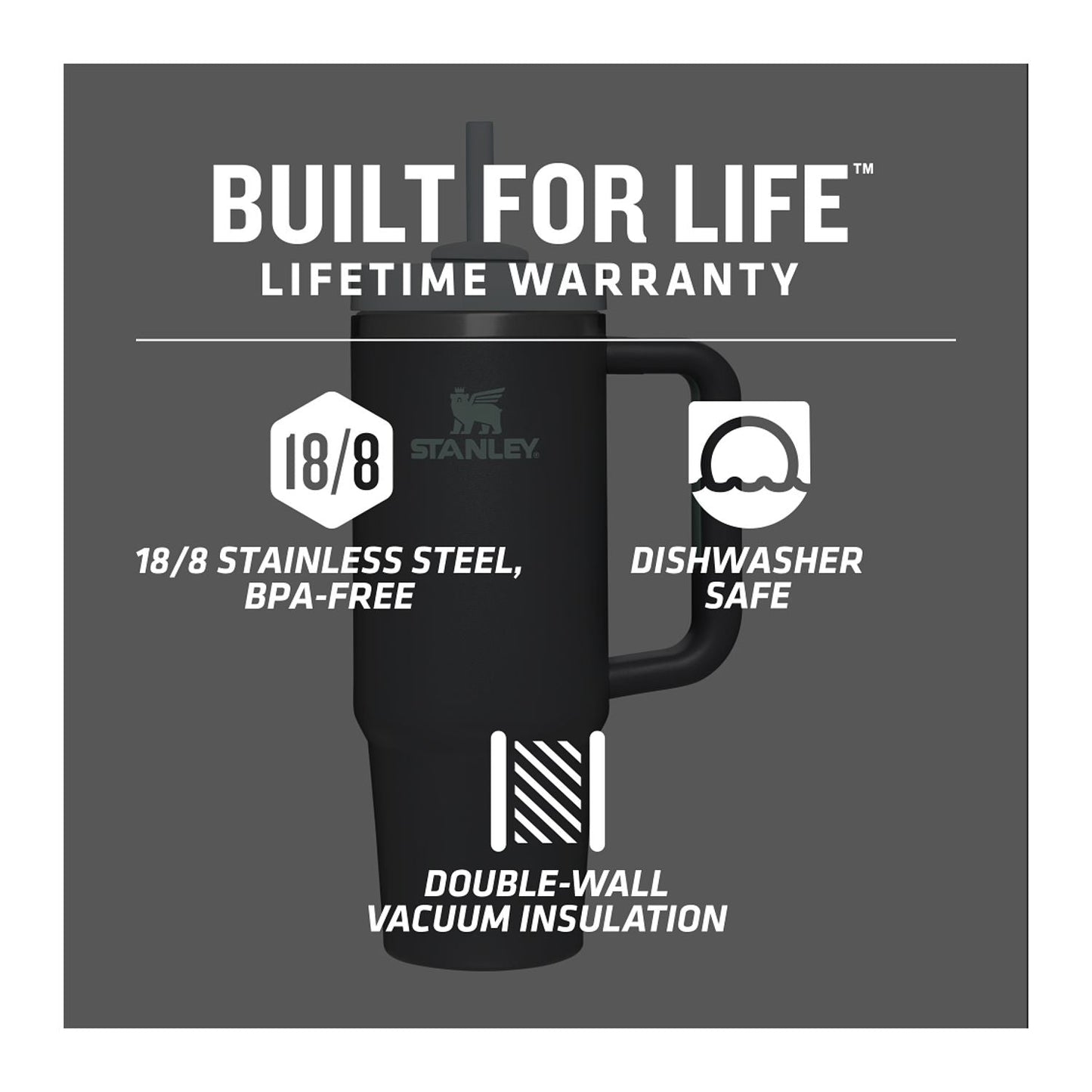 Personalized STANLEY® Quencher H2.0 FlowState™ Tumbler - 30 oz - Etchified-STANLEY®-1603-02CR