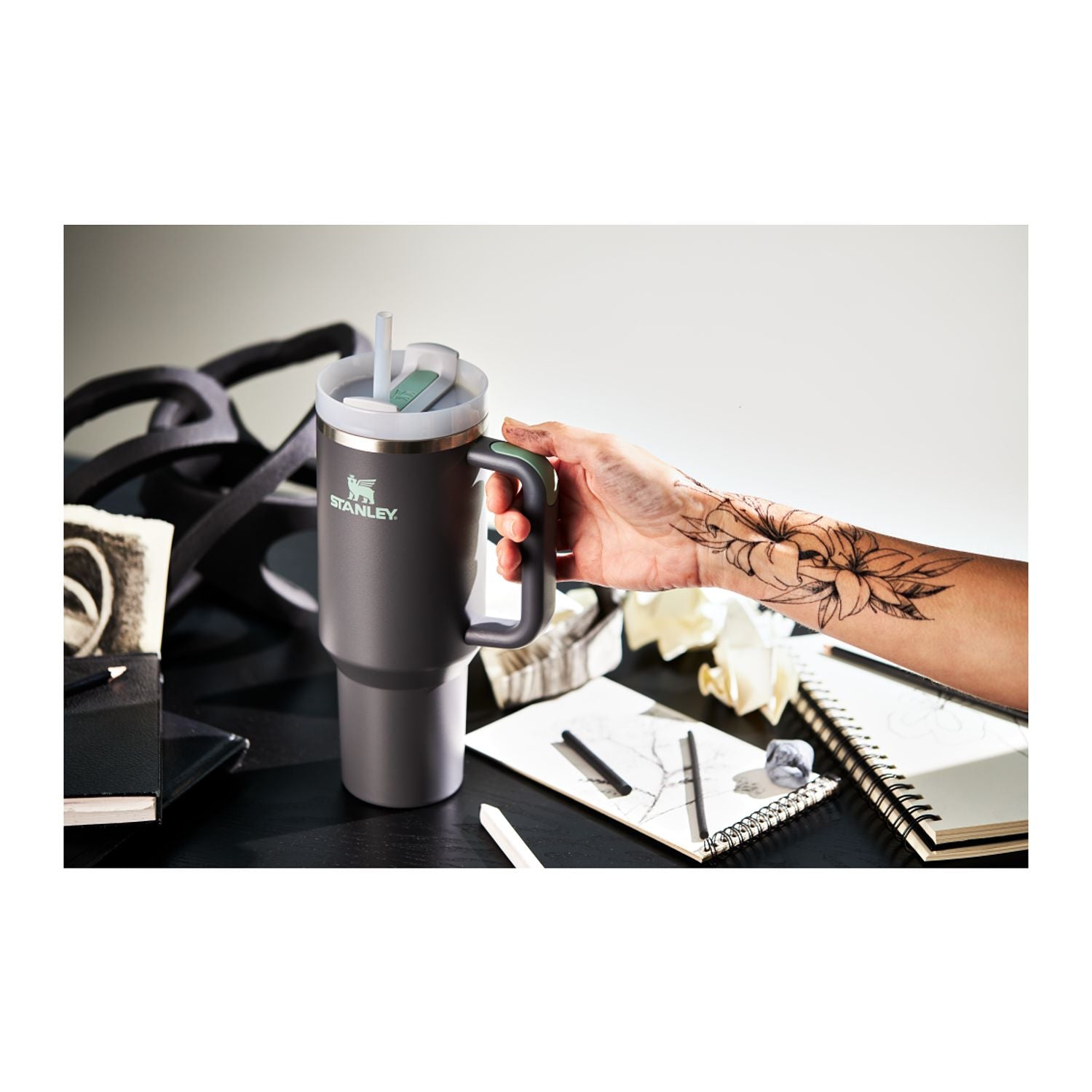 Personalized STANLEY® Quencher H2.0 FlowState™ Tumbler - 40 oz - Etchified-STANLEY®-1603-01CH