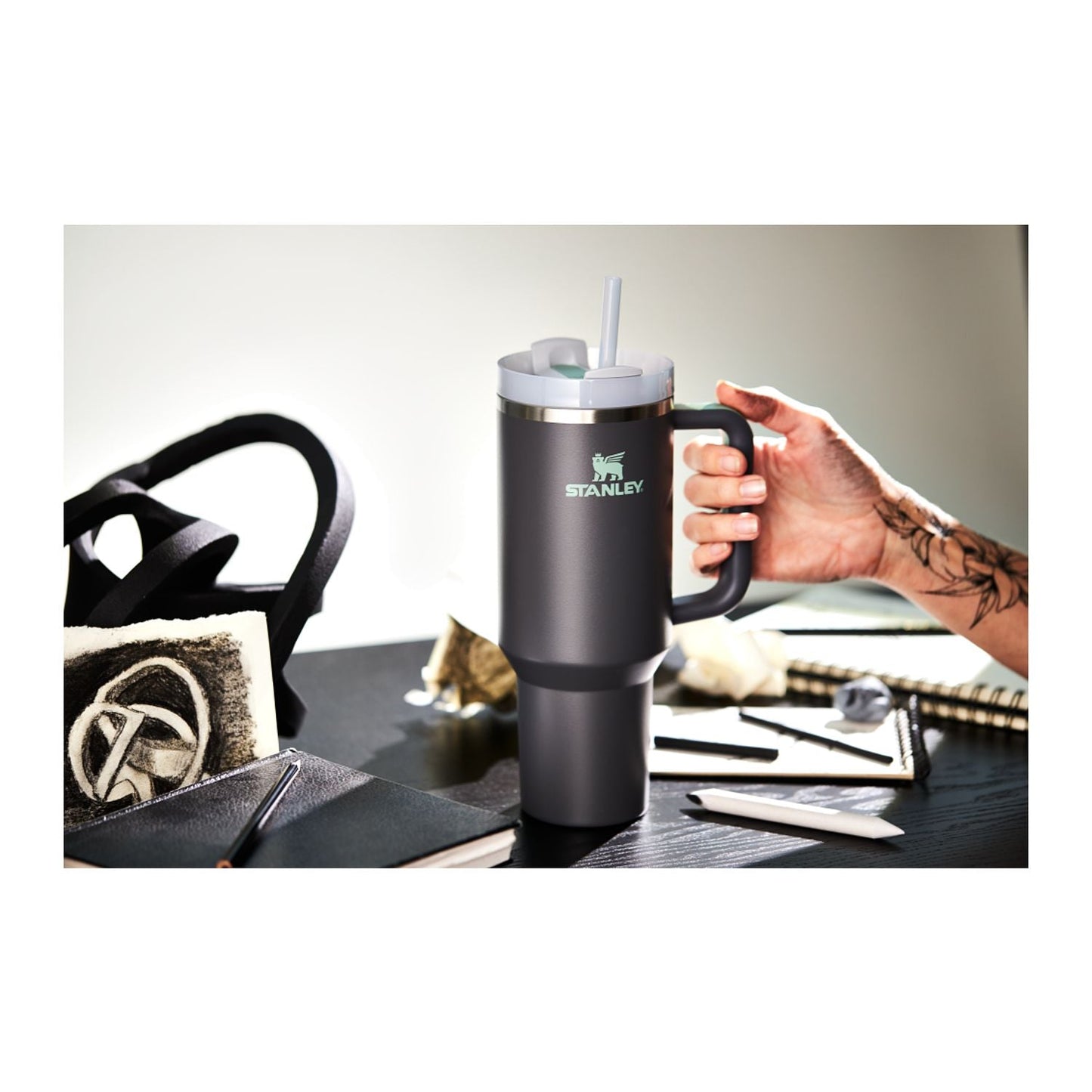 Personalized STANLEY® Quencher H2.0 FlowState™ Tumbler - 40 oz - Etchified-STANLEY®-1603-01CH