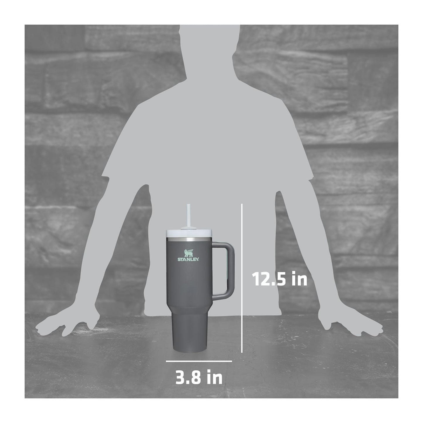 Personalized STANLEY® Quencher H2.0 FlowState™ Tumbler - 40 oz - Etchified-STANLEY®-1603-01CH