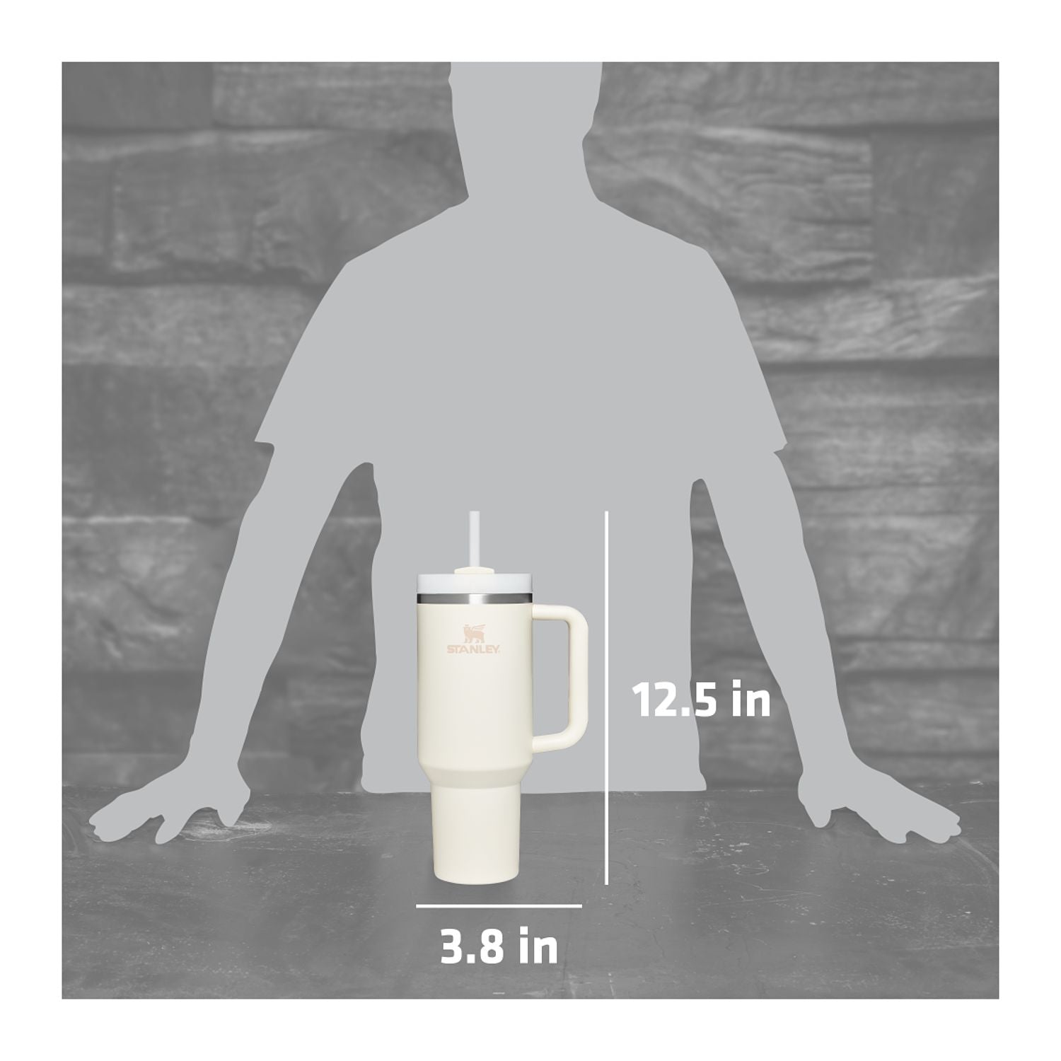 Personalized STANLEY® Quencher H2.0 FlowState™ Tumbler - 40 oz - Etchified-STANLEY®-1603-01CR