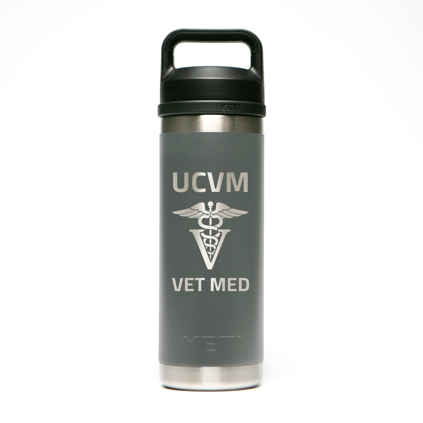 Personalized YETI® 18 oz Bottle with Chug Cap - Etchified-YETI®-YRAM18CHARCOAL