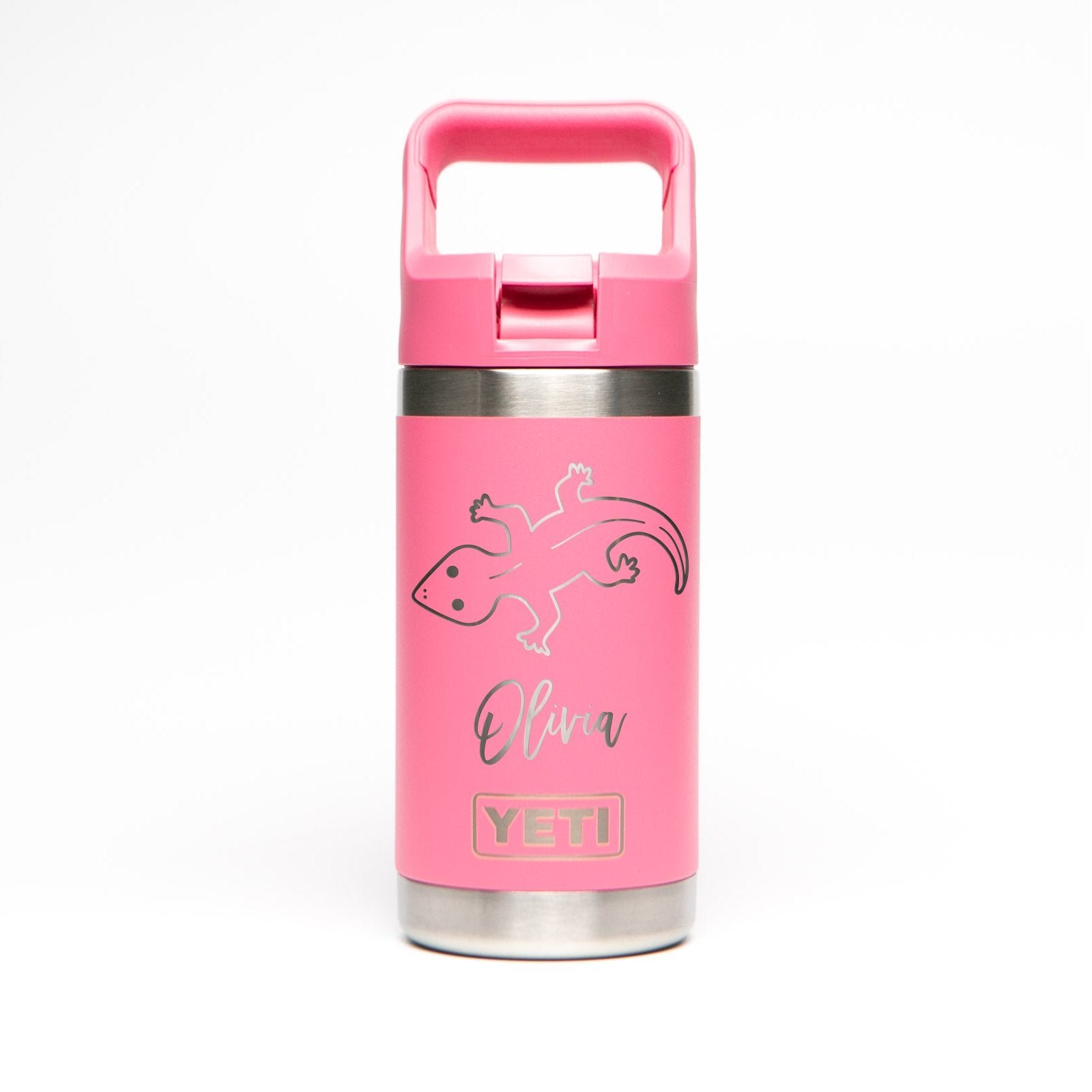 Personalized YETI® Rambler® 12 oz Jr. Water Bottle - Etchified-YETI-YRAMKID12PINK