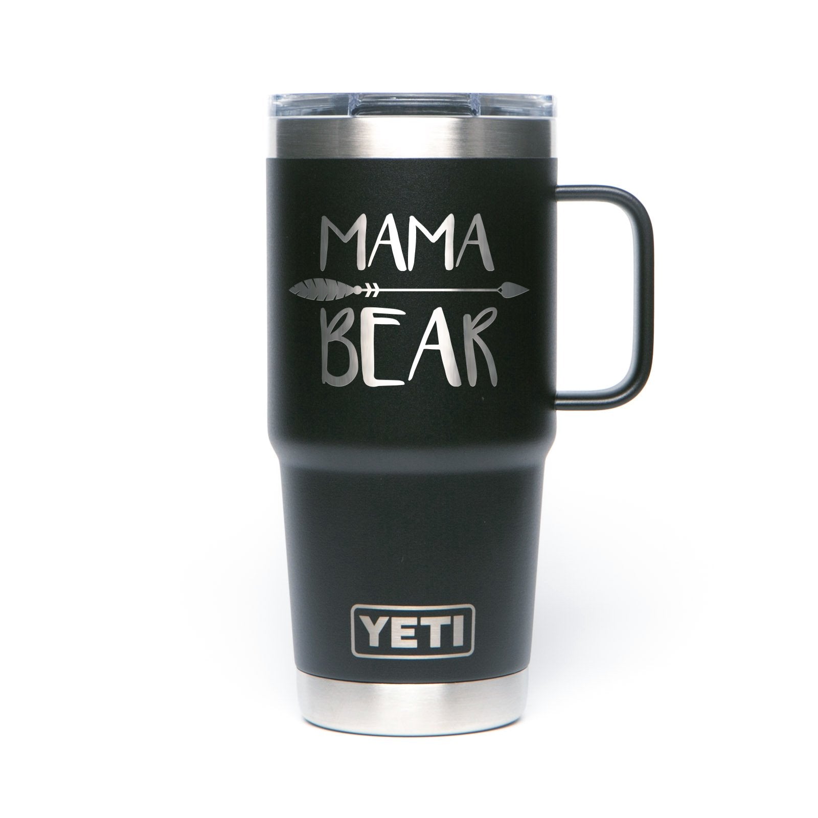 Yeti Rambler 20oz Travel Mug With Stronghold Lid - Black