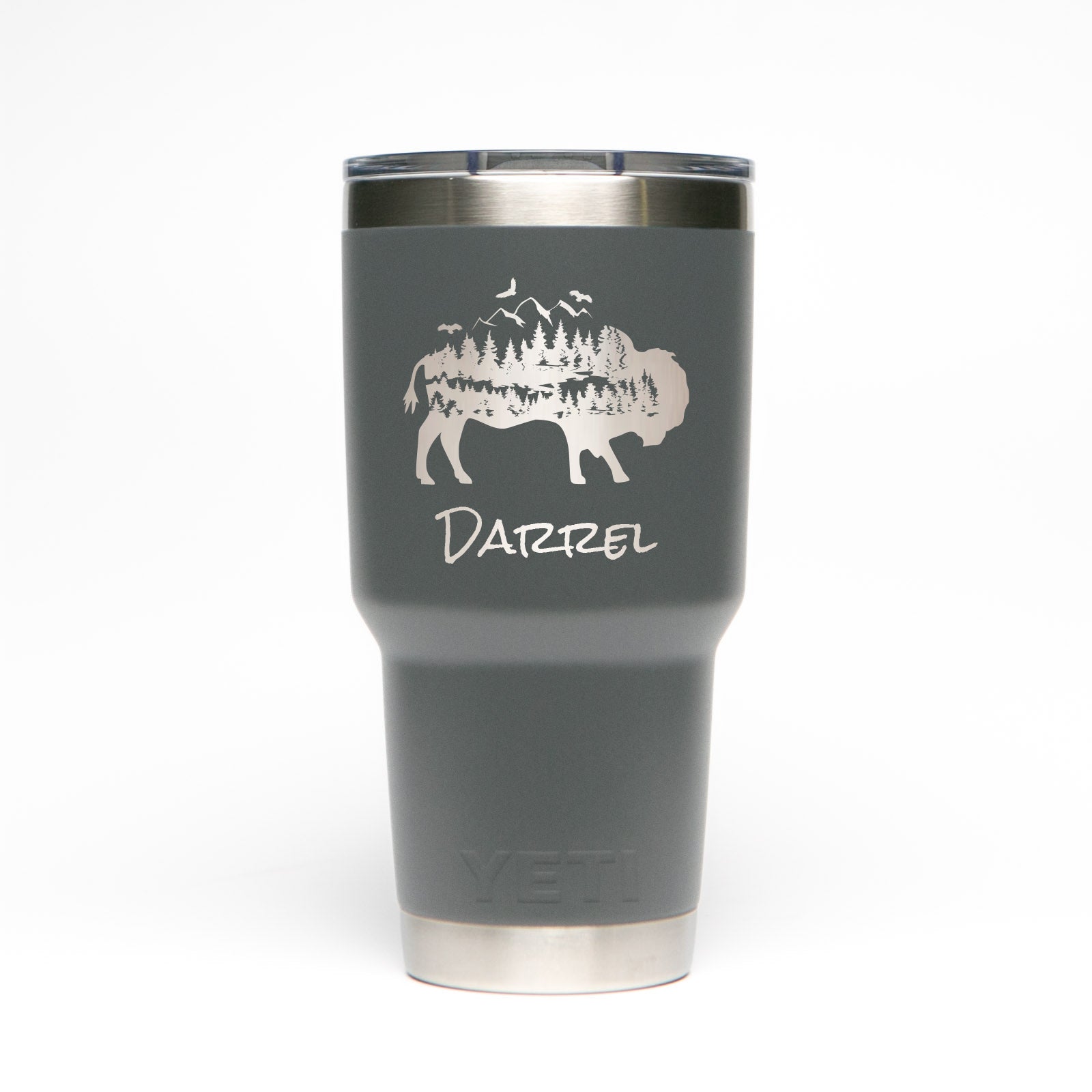 Personalized YETI® Rambler® 30 oz Tumbler - Etchified-YETI®-YRAM30CHARCOAL