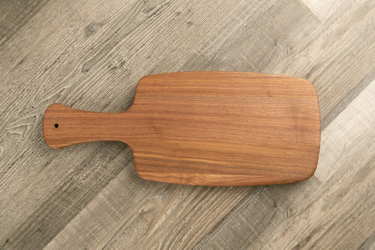 Walnut Cheese/Charcuterie Board - 14.5"x6" Paddle Shape - Etchified-Etchified-1068