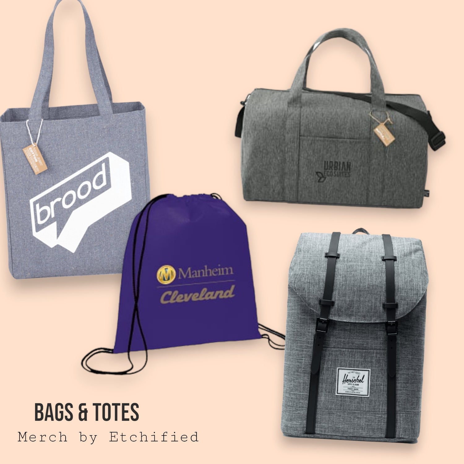 Bags & Totes - Etchified