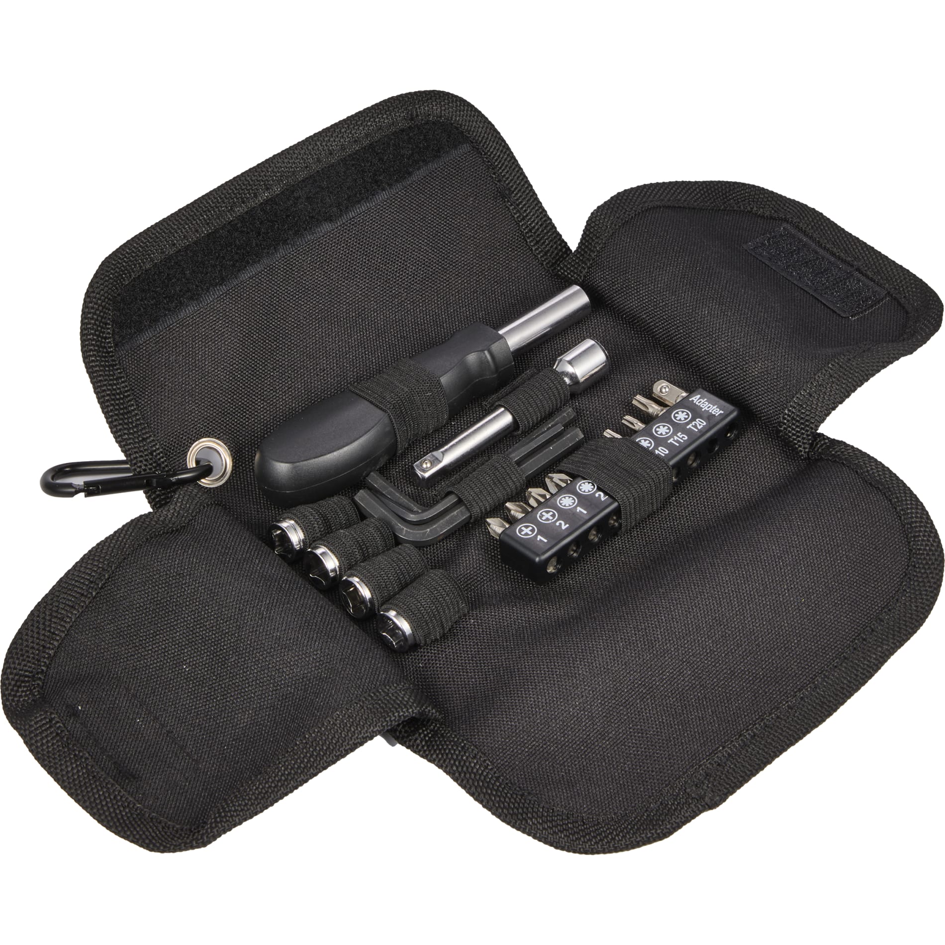 19 - Piece Tool Set with rPET Case - Etchified - Etchified - SM-9563BK