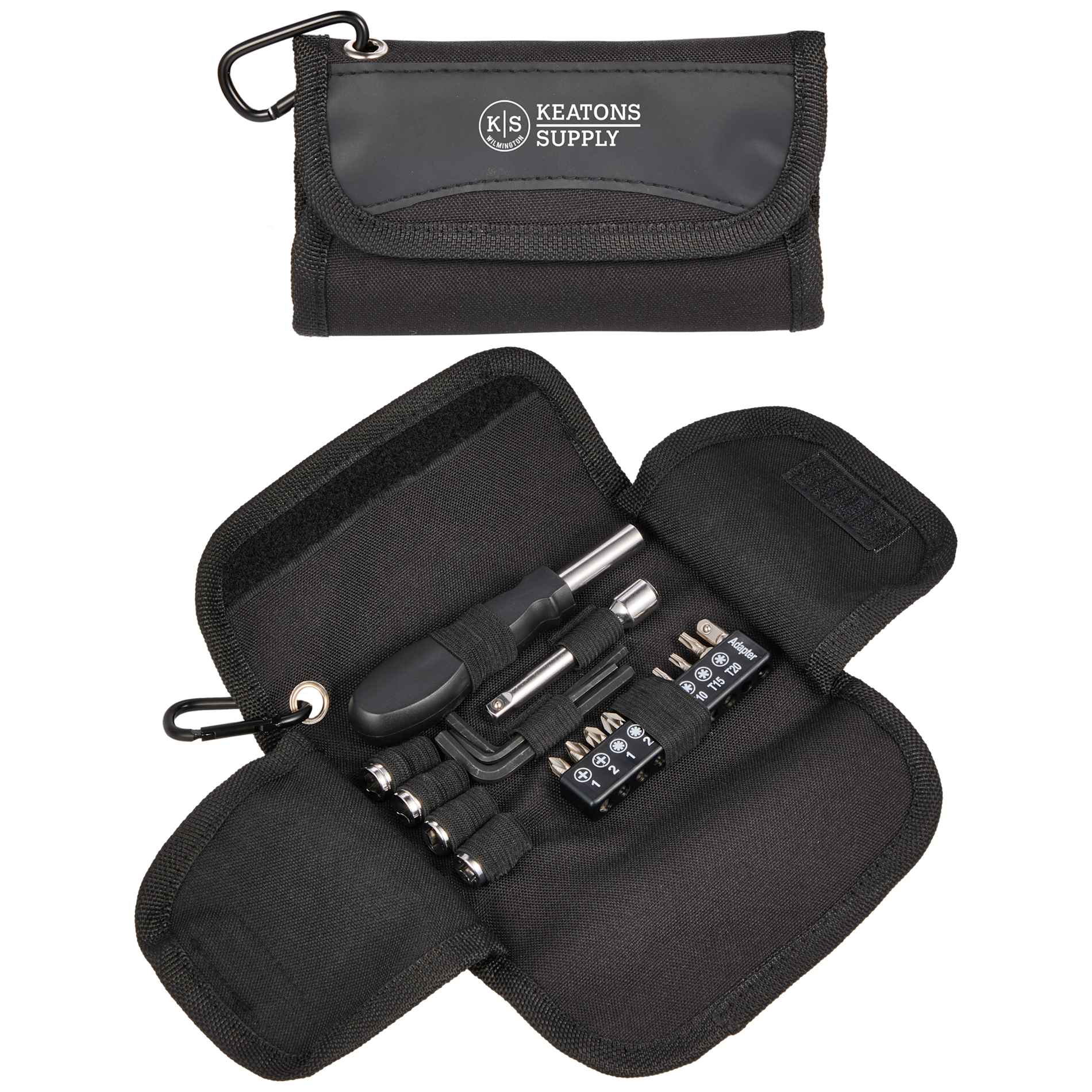 19 - Piece Tool Set with rPET Case - Etchified - Etchified - SM-9563BK