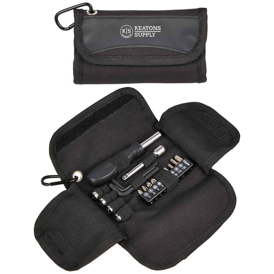 19 - Piece Tool Set with rPET Case - Etchified - Etchified - SM-9563BK