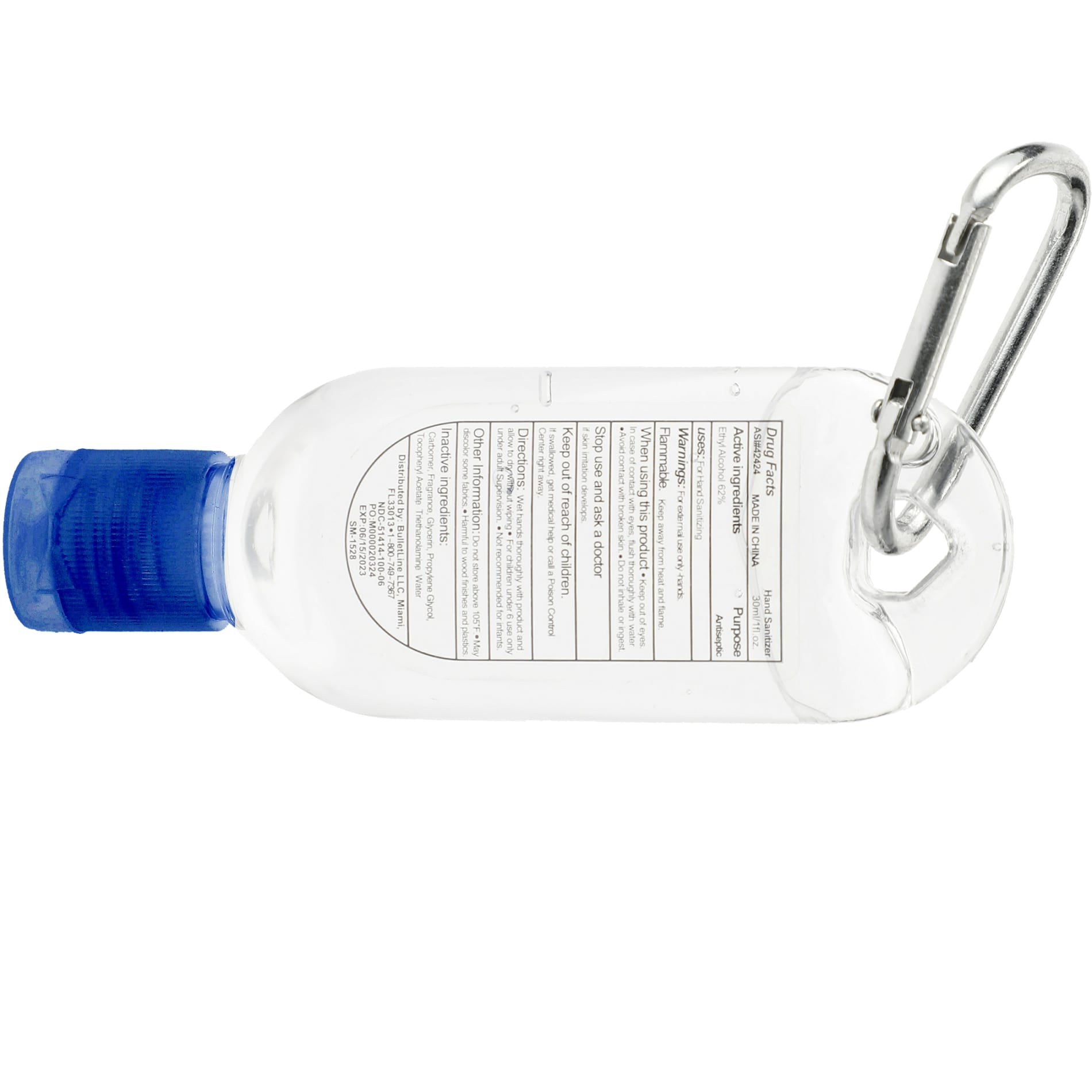 1oz Clip - N - Go Hand Sanitizer - Etchified - Etchified - SM-1528CL
