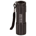 3 3/8" Black 9 - LED Laserable Flashlight with Strap - Etchified - Etchified - GFT075