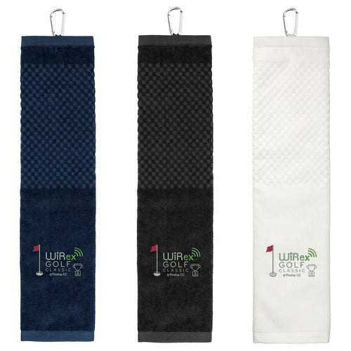 3.5lb./doz. 5.25x22in Scrubber Golf Towel - Etchified - GearOne - 2091-03NY