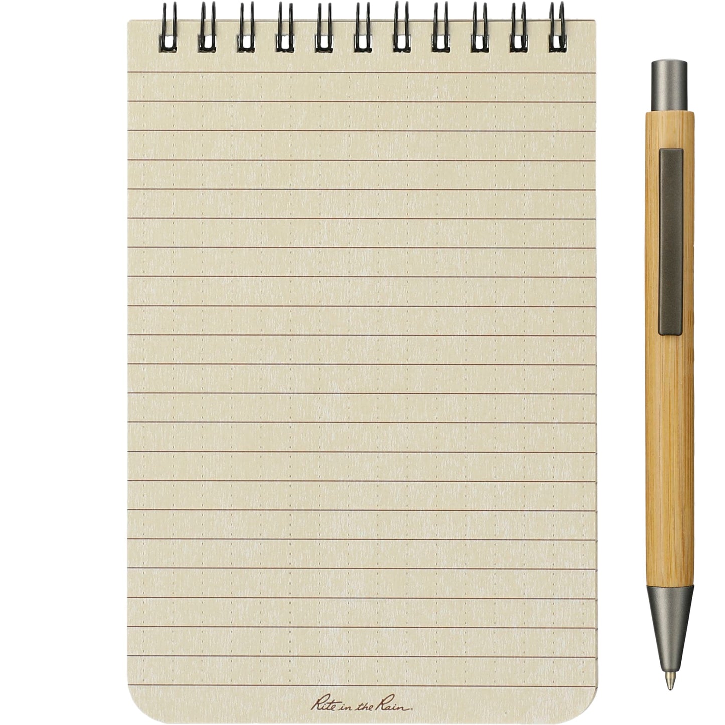 4” x 6” Rite in the Rain Top Spiral Notebook - Etchified - Rite in the Rain - 0913-02BK