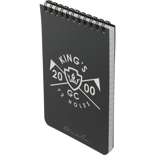 4” x 6” Rite in the Rain Top Spiral Notebook - Etchified - Rite in the Rain - 0913-02BK