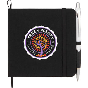 4.7" x 4.7" Remark Recycled Square Notebook - Etchified - Etchified - SM-5345BK