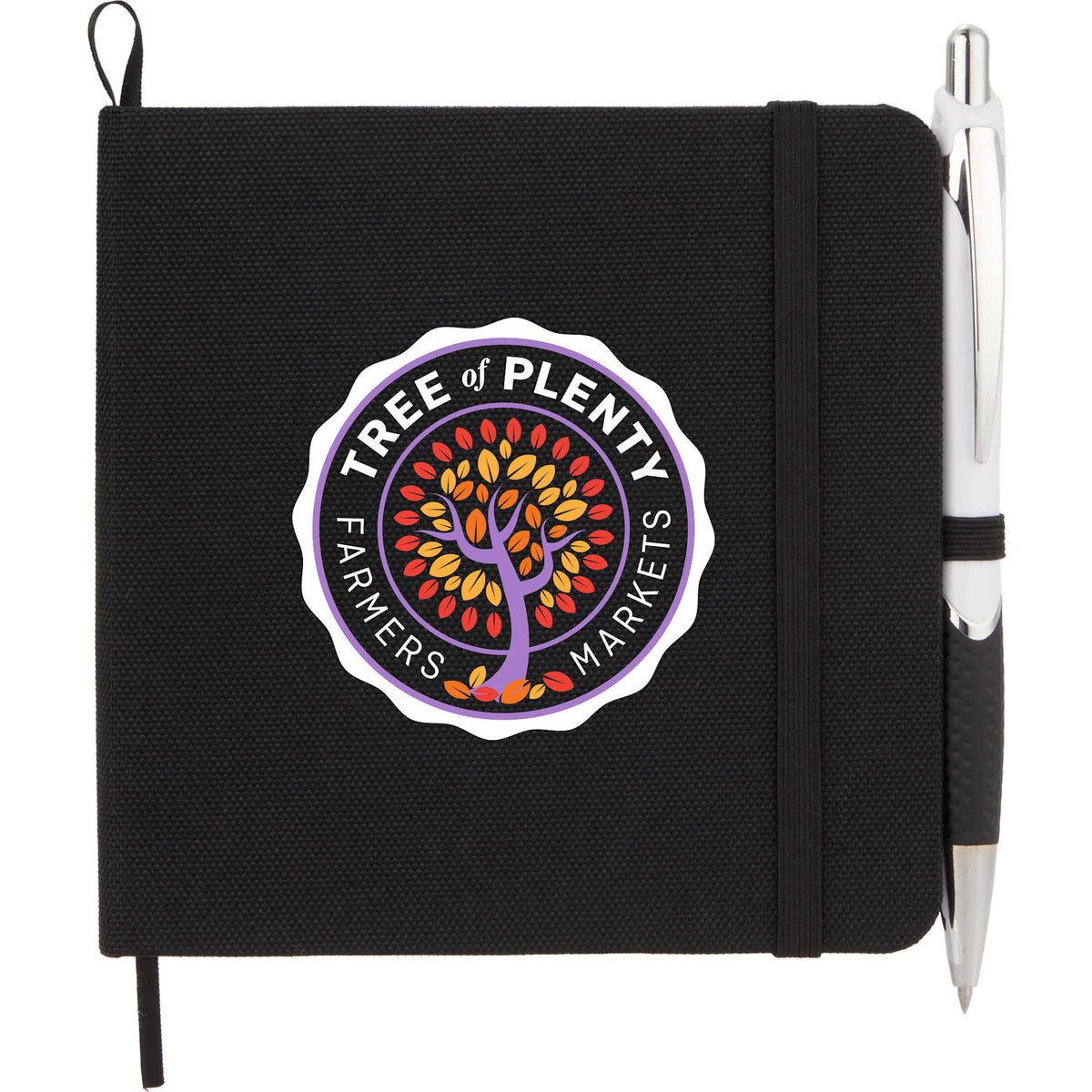 4.7" x 4.7" Remark Recycled Square Notebook - Etchified - Etchified - SM-5345BK