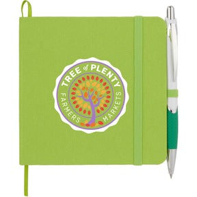 4.7" x 4.7" Remark Recycled Square Notebook - Etchified - Etchified - SM-5345BL
