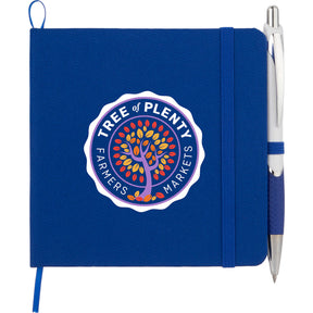 4.7" x 4.7" Remark Recycled Square Notebook - Etchified - Etchified - SM-5345BL