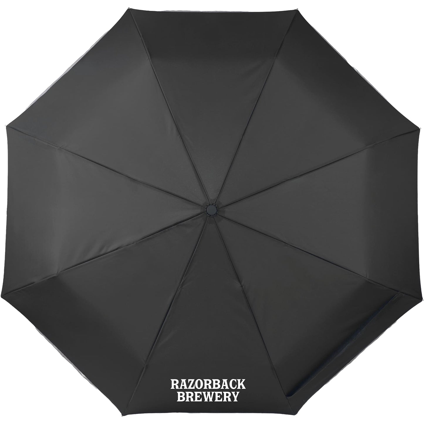 48" RPET Umbrella w/ Reflective Trim - Etchified - Etchified - 5050-08BK