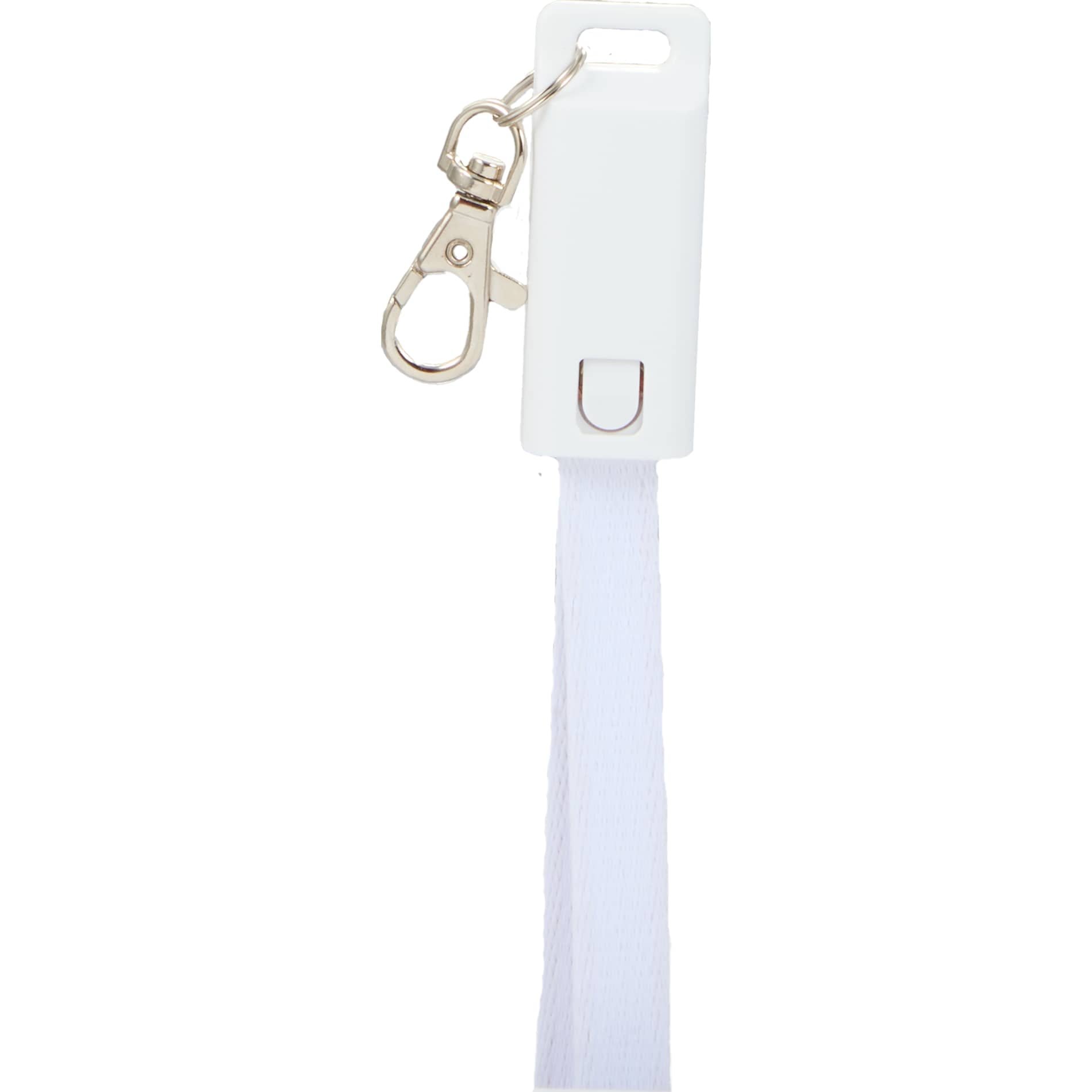 5 - in - 1 40W PD Charging Cable Lanyard - Etchified - Etchified - SM-2850WH