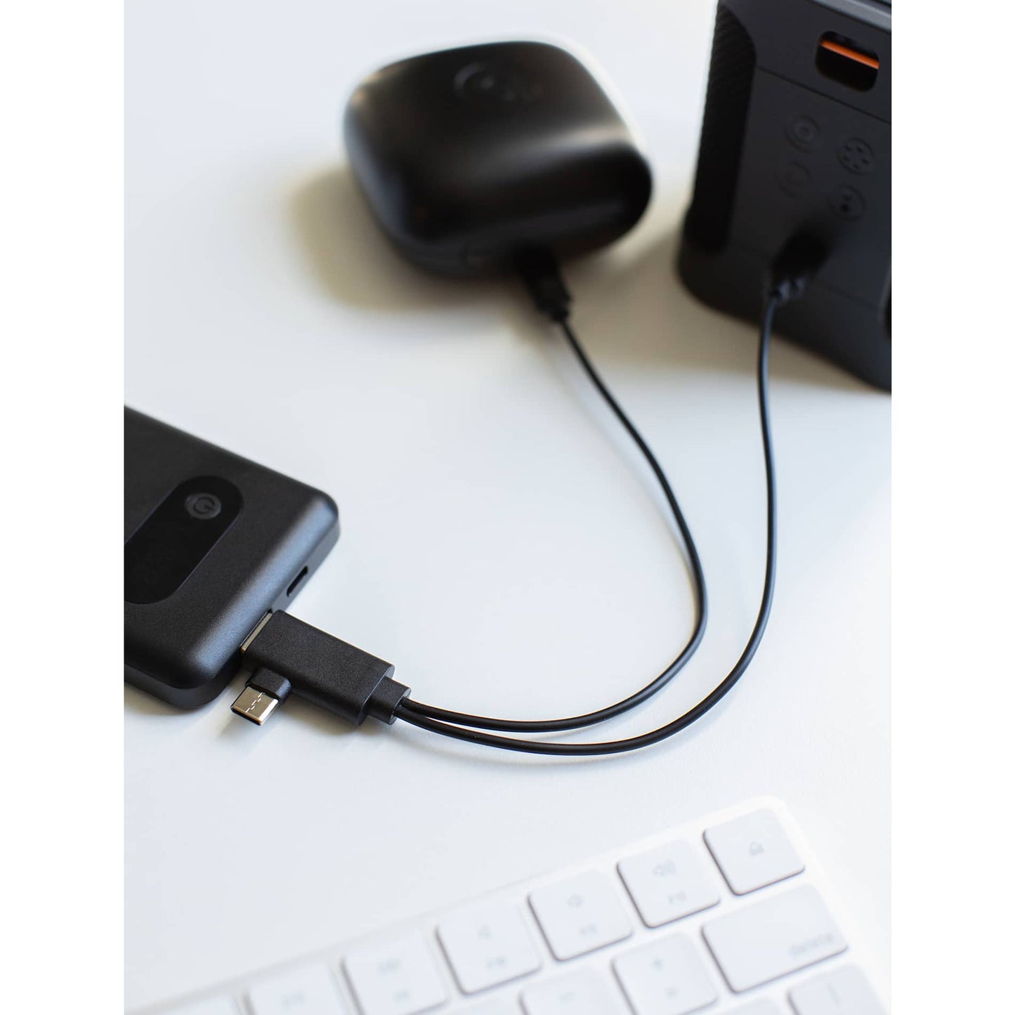 5 - in - 1 Recycled Charging Cable - Etchified - Etchified - SM-2852BK