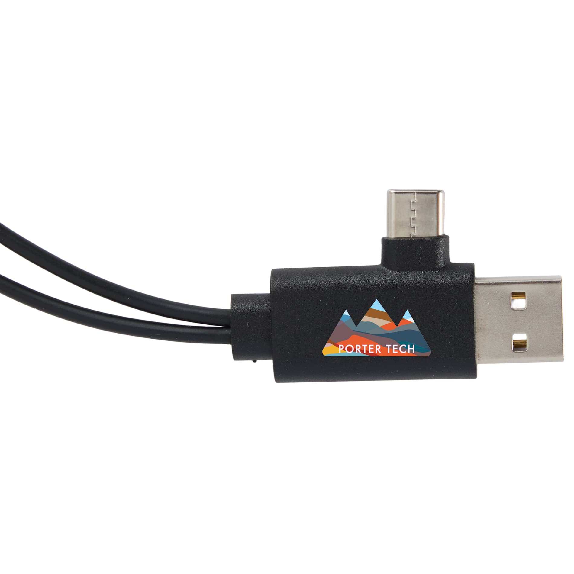 5 - in - 1 Recycled Charging Cable - Etchified - Etchified - SM-2852WH