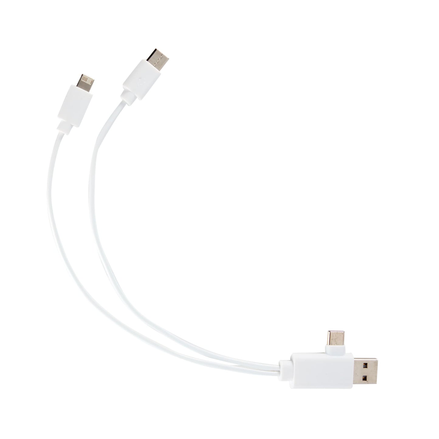 5 - in - 1 Recycled Charging Cable - Etchified - Etchified - SM-2852WH