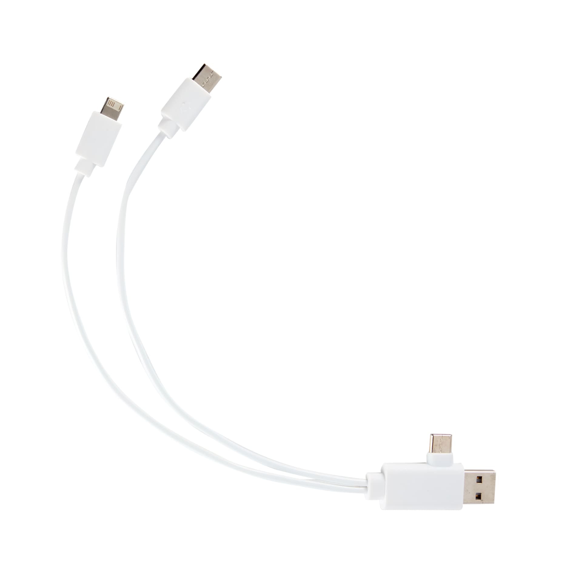 5 - in - 1 Recycled Charging Cable - Etchified - Etchified - SM-2852WH