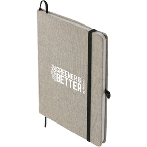 5" x 7" FSC® Mix Recycled Cotton Bound Notebook - Etchified - GearOne - SM-3556NT