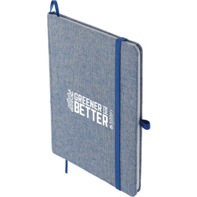 5" x 7" FSC® Mix Recycled Cotton Bound Notebook - Etchified - GearOne - SM-3556NT