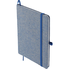 5" x 7" FSC® Mix Recycled Cotton Bound Notebook - Etchified - GearOne - SM-3556NT