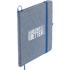 5" x 7" FSC® Mix Recycled Cotton Bound Notebook - Etchified - GearOne - SM-3556NT