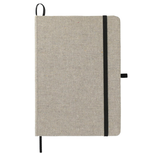 5" x 7" FSC® Mix Recycled Cotton Bound Notebook - Etchified - GearOne - SM-3556NT
