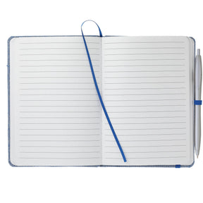 5" x 7" FSC® Mix Recycled Cotton Bound Notebook - Etchified - GearOne - SM-3556NT