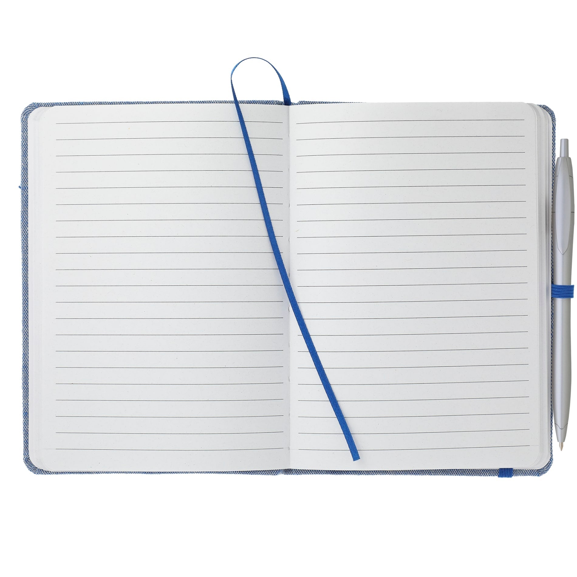 5" x 7" FSC® Mix Recycled Cotton Bound Notebook - Etchified - GearOne - SM-3556NT