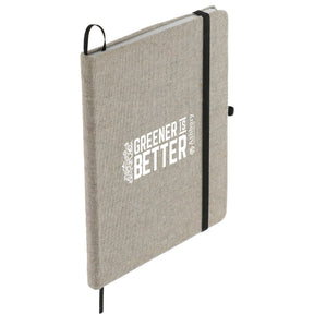 5" x 7" FSC® Mix Recycled Cotton Bound Notebook - Etchified - GearOne - SM-3556NT