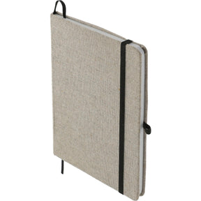 5" x 7" FSC® Mix Recycled Cotton Bound Notebook - Etchified - GearOne - SM-3556NT