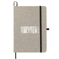 5" x 7" FSC® Mix Recycled Cotton Bound Notebook - Etchified - GearOne - SM-3556NT