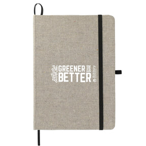 5" x 7" FSC® Mix Recycled Cotton Bound Notebook - Etchified - GearOne - SM-3556NT