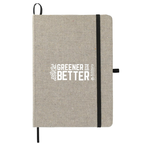5" x 7" FSC® Mix Recycled Cotton Bound Notebook - Etchified - GearOne - SM-3556NT