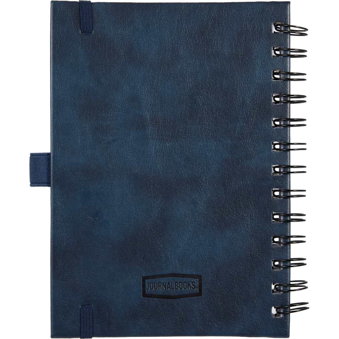5” x 7” FSC® Recycled Morano Spiral Journal - Etchified - PCNA (Leed's/Bullet/Trimark) - 2900-58NY