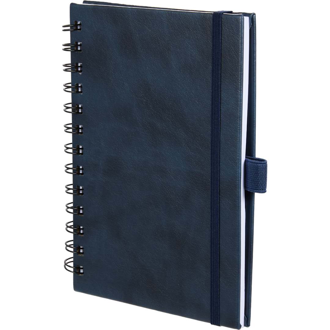 5” x 7” FSC® Recycled Morano Spiral Journal - Etchified - PCNA (Leed's/Bullet/Trimark) - 2900-58NY