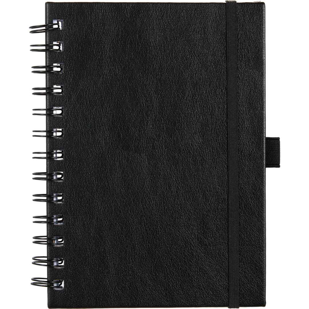 5” x 7” FSC® Recycled Morano Spiral Journal - Etchified - PCNA (Leed's/Bullet/Trimark) - 2900-58NY