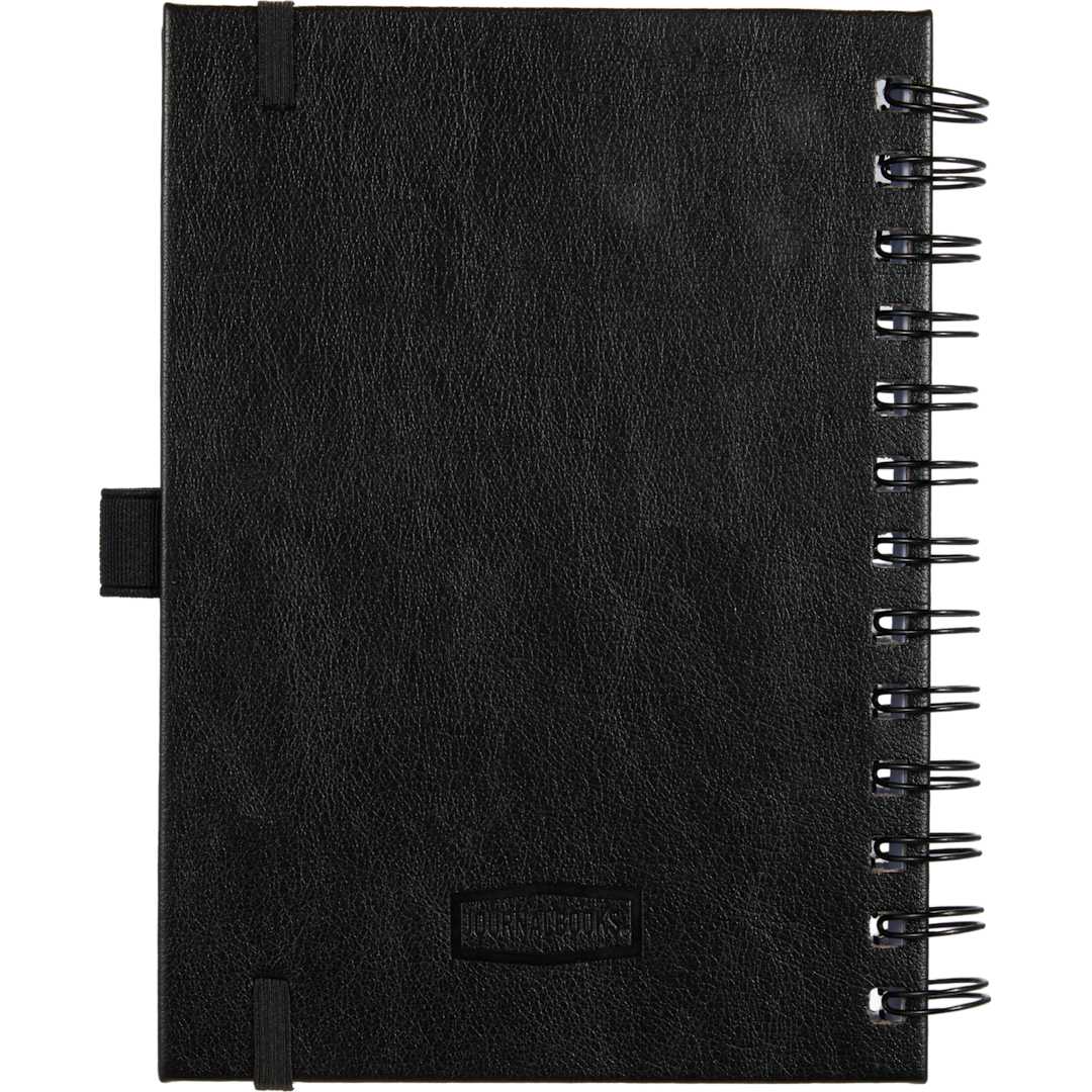 5” x 7” FSC® Recycled Morano Spiral Journal - Etchified - PCNA (Leed's/Bullet/Trimark) - 2900-58NY